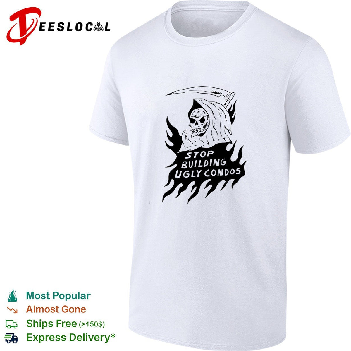 Death stop building ugly condos shirt Unisex