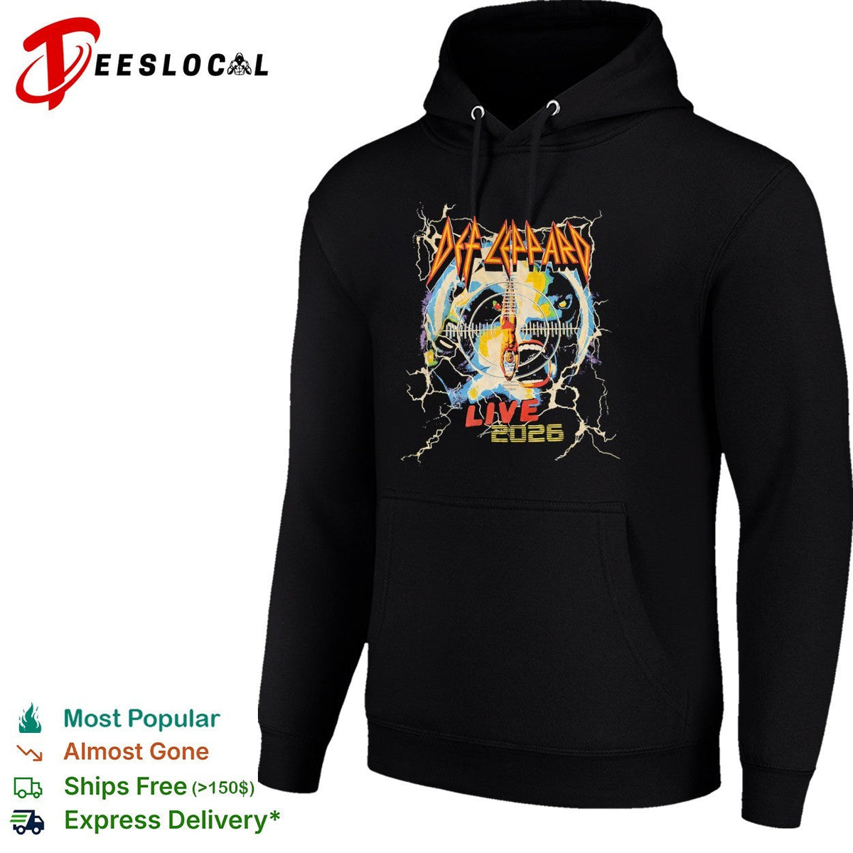 Def Leppard Live 2026 concert shirt Unisex