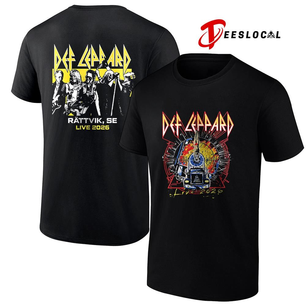 Def Leppard tour UK and EU Rattvik Sweden event shirt Unisex