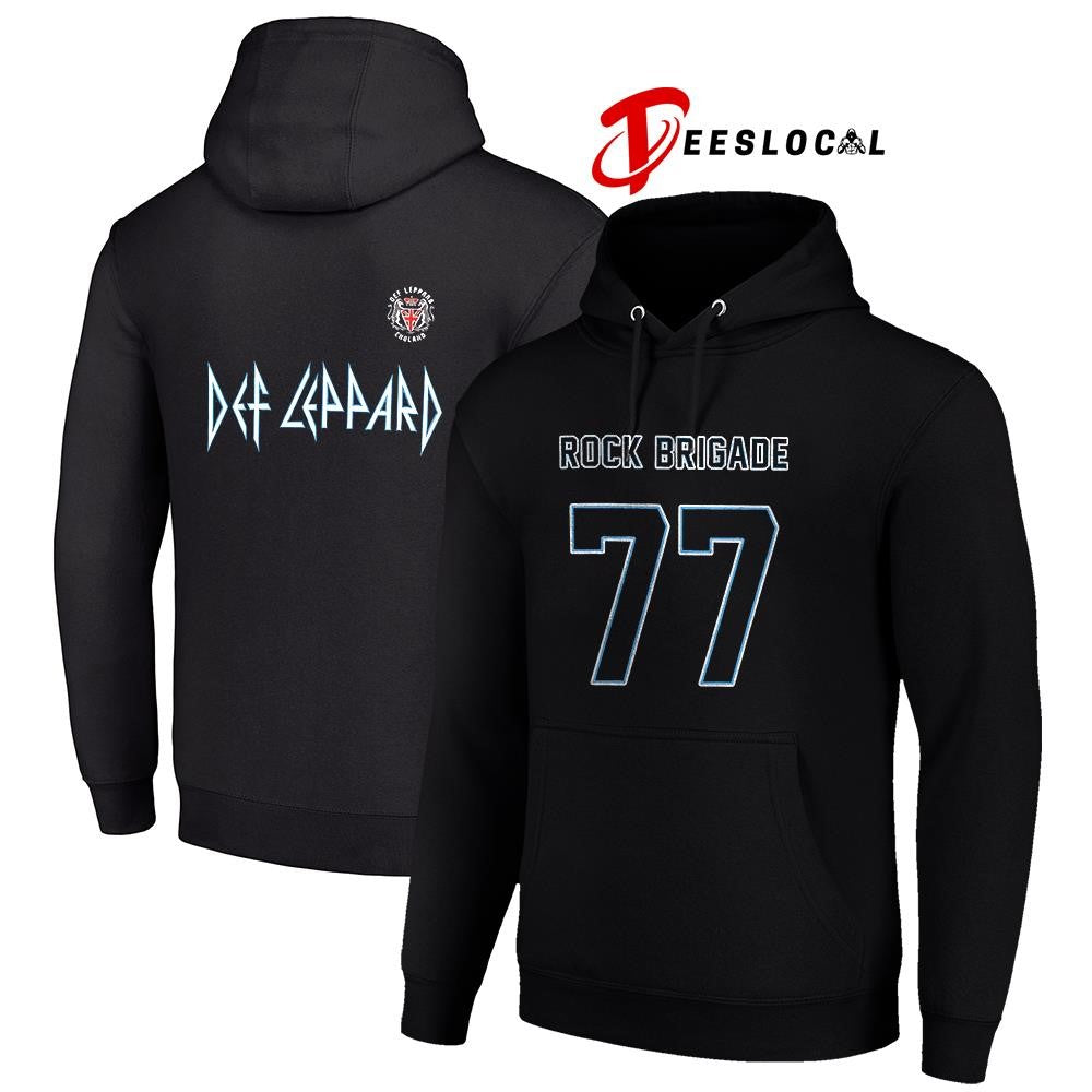 Def Leppard tour UK and EU Rock Brigate 77 shirt Unisex