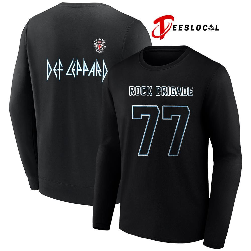 Def Leppard tour UK and EU Rock Brigate 77 shirt Unisex