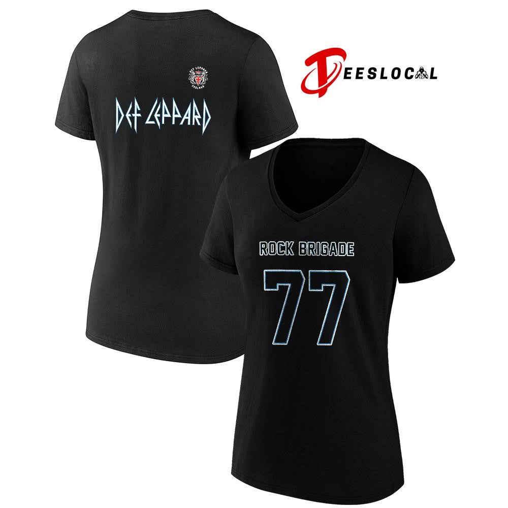 Def Leppard tour UK and EU Rock Brigate 77 shirt Unisex