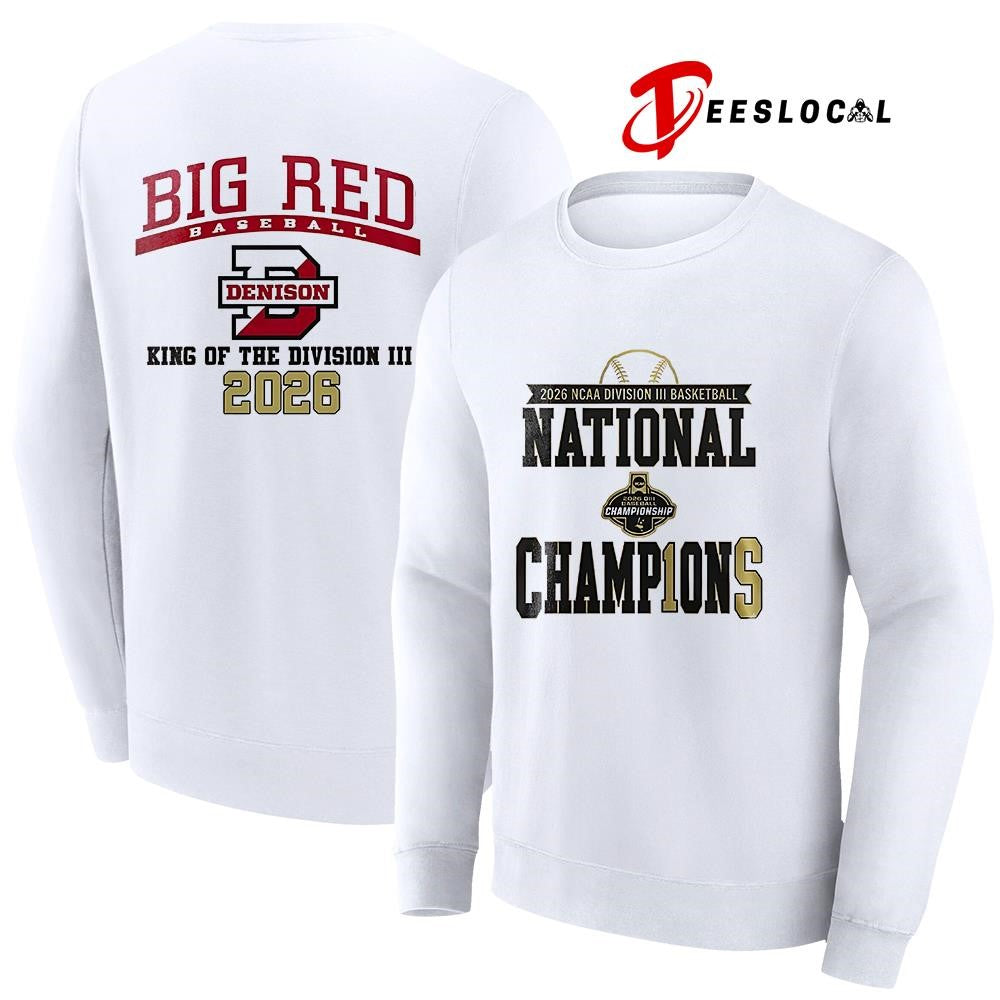 Denison Big Red 2026 King Of The Division III national champions shirt Unisex