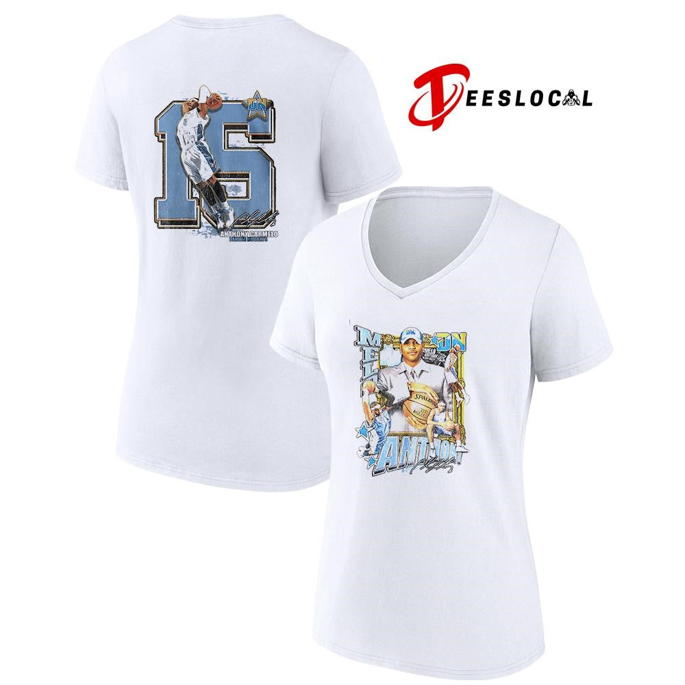 Denver Nuggets Anthony Carmelo 15 signature pose shirt Unisex