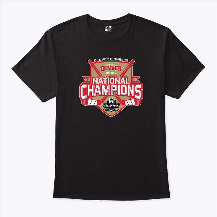 Denver Pioneers National Champs Men’s Hockey 2026 T Shirt Unisex