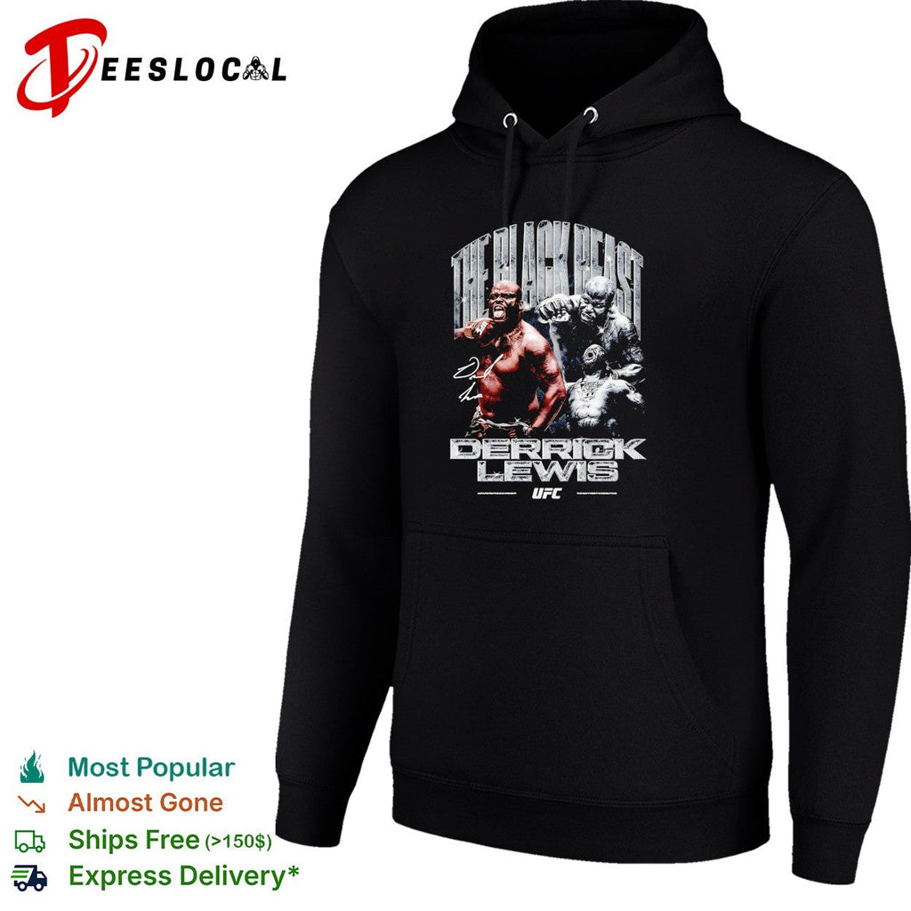 Derrick Lewis fierce beast nickname UFC poster shirt Unisex