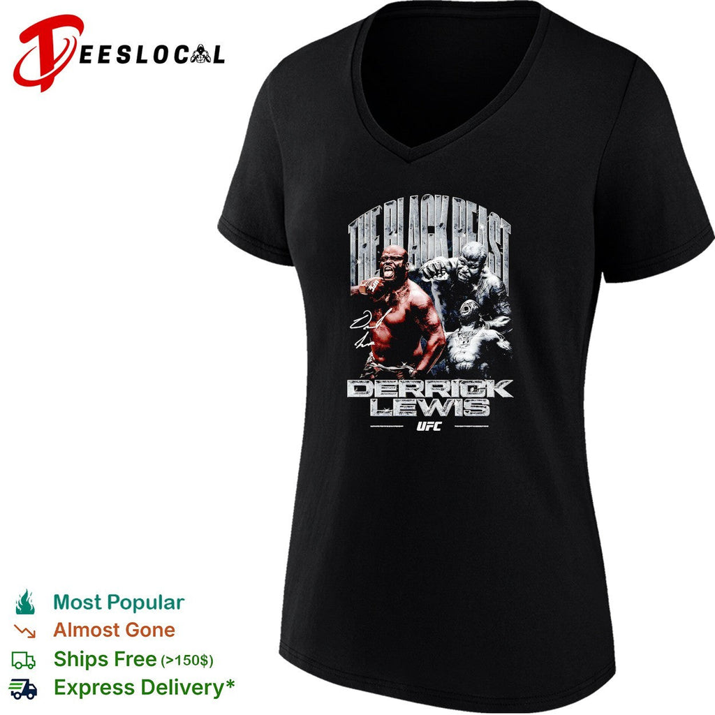 Derrick Lewis fierce beast nickname UFC poster shirt Unisex