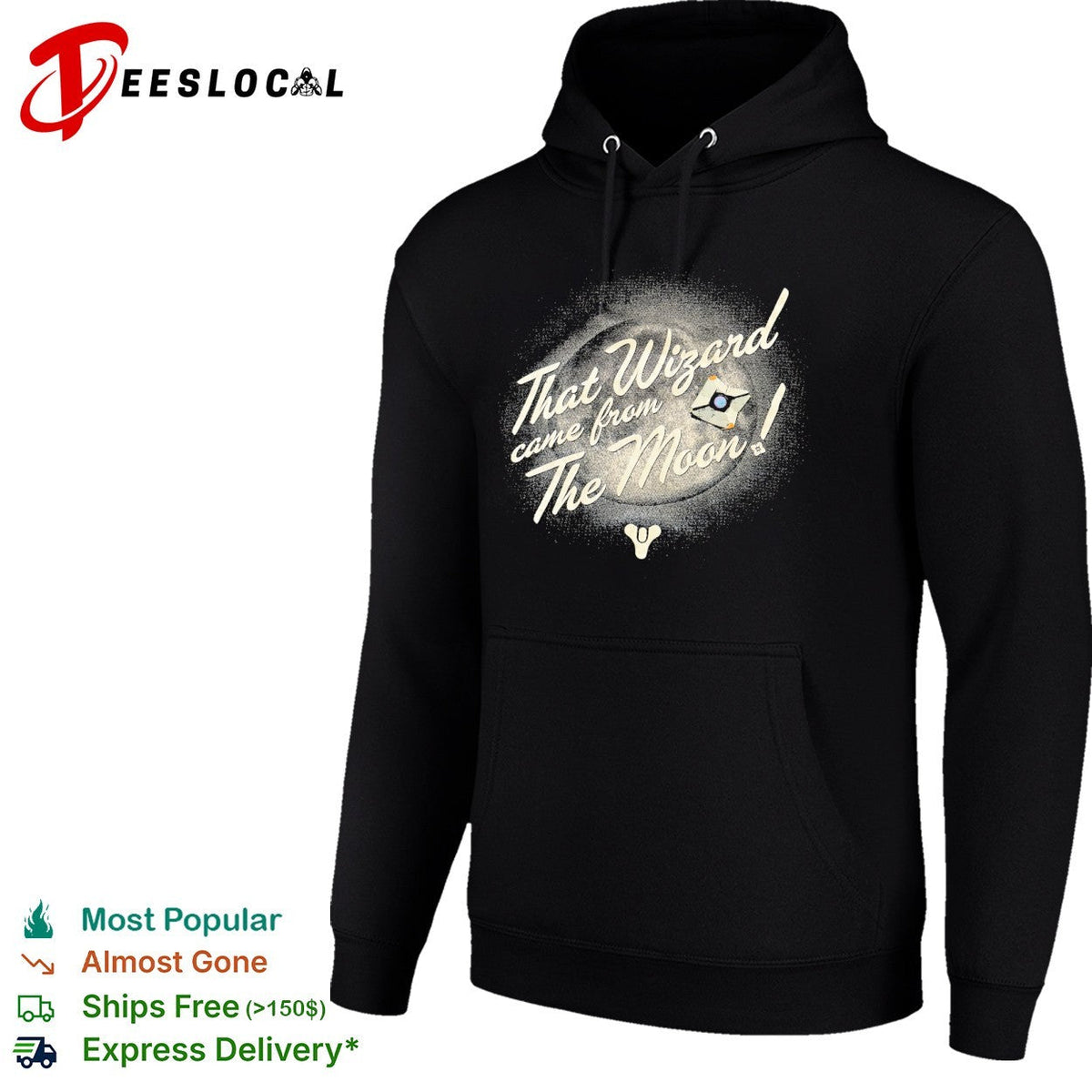 Destiny That Wizard came from the Moon Ghost shirt Unisex
