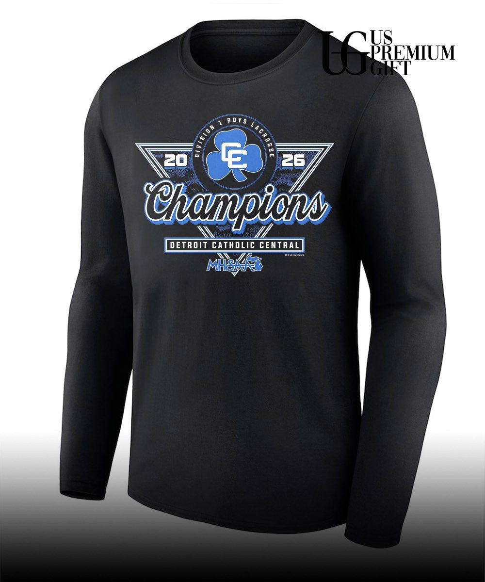 Detroit Catholic Central Division 2 MHSAA Boys Lacrosse Champions 2026 shirt Unisex
