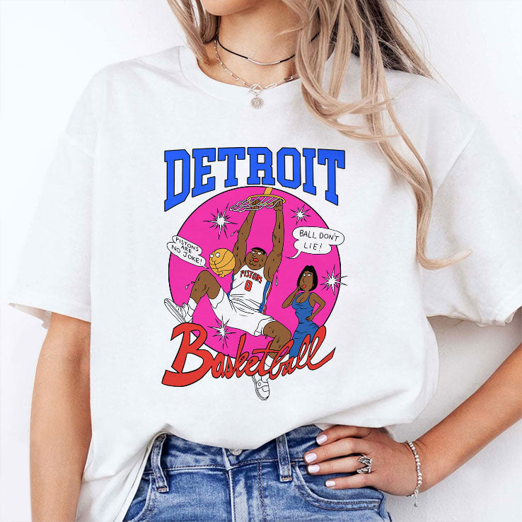Detroit Pistons Basketball T Shirt Unisex