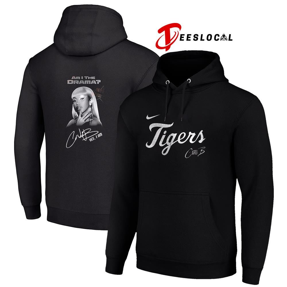 Detroit Tigers Cardi B Am I The Drama album signature portrait shirt Unisex