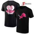 DetroitLionsnoonefightsalonefightcancerlogoshirt Unisex