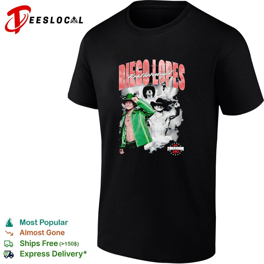 Diego Lopes featherweight UFC poster shirt Unisex