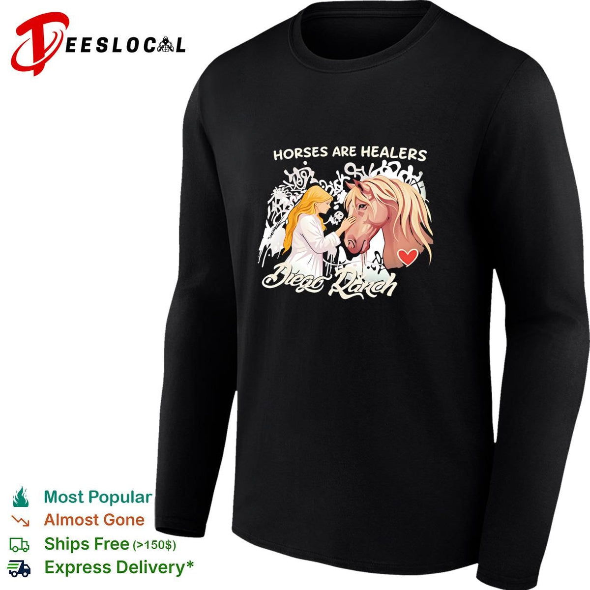 Diego Ranch horses are healers shirt Unisex
