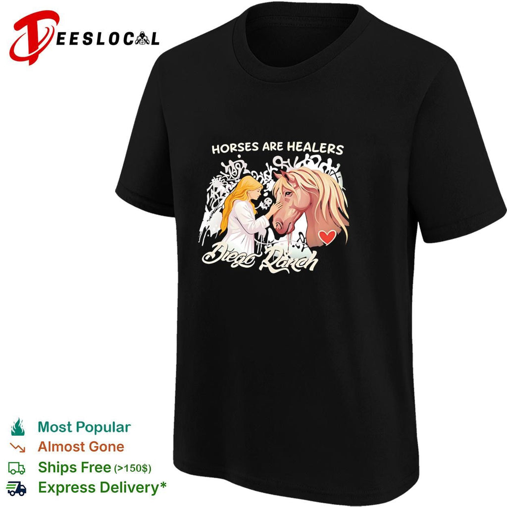 Diego Ranch horses are healers shirt Unisex