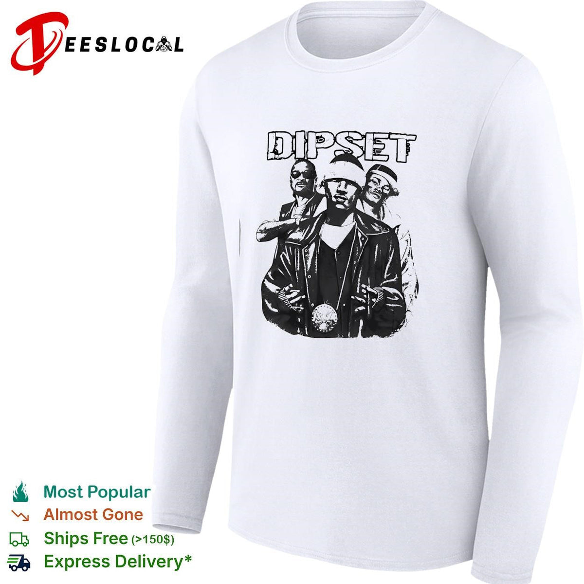 Dipset hip hop group photo vintage graphic shirt Unisex
