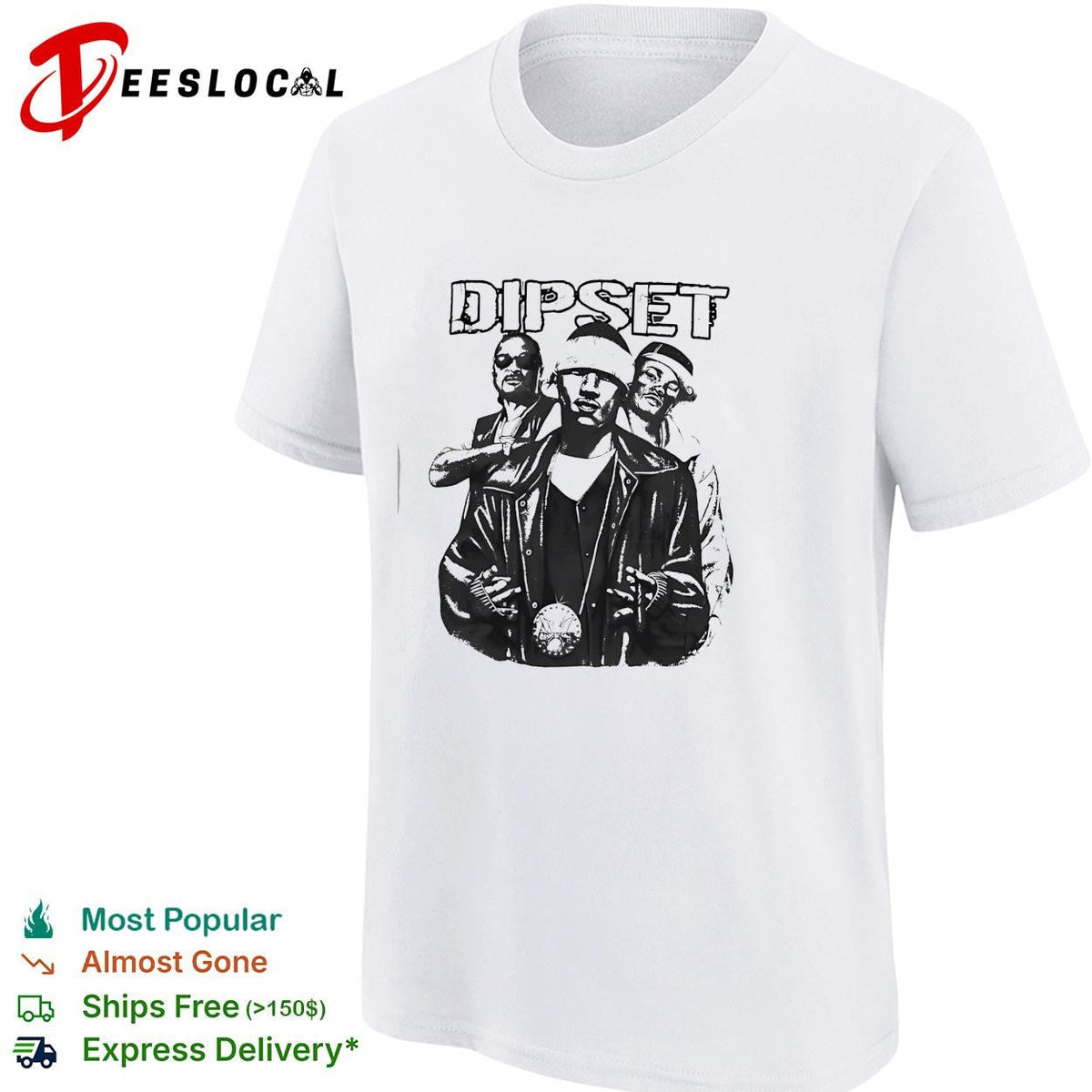 Dipset hip hop group photo vintage graphic shirt Unisex