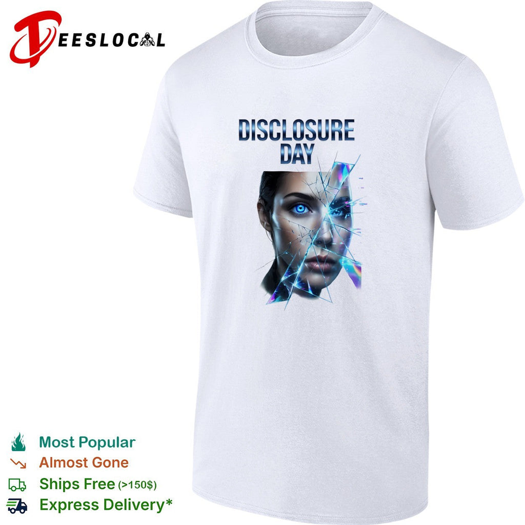 Disclosure Day shattered reflection futuristic eye concept shirt Unisex