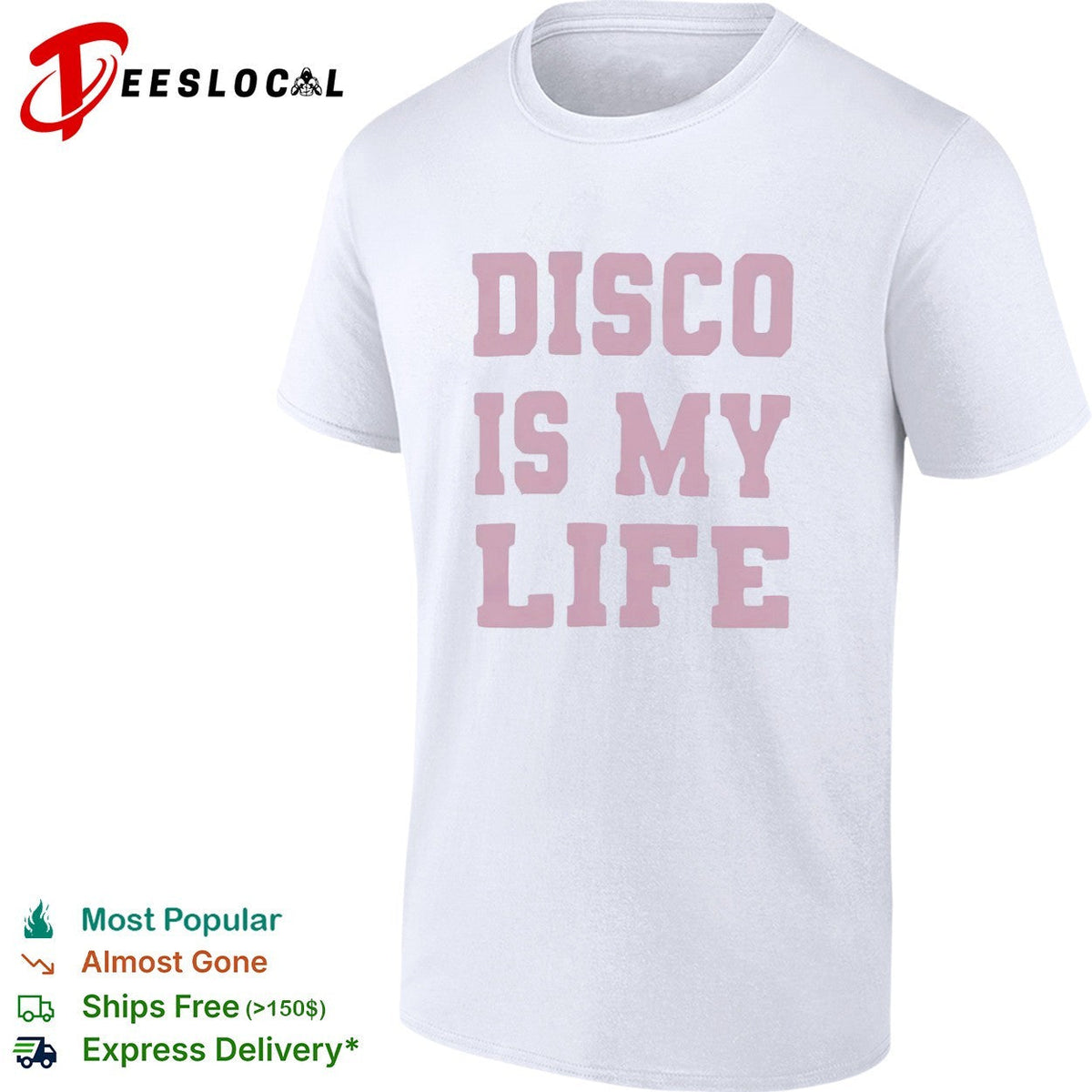 Disco is my life shirt Unisex