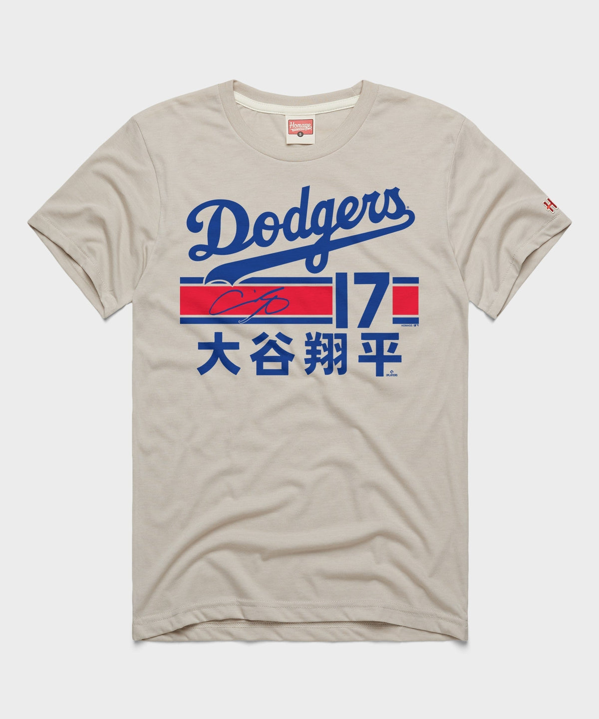 Dodgers Shohei Ohtani Japanese Signature Jersey Unisex
