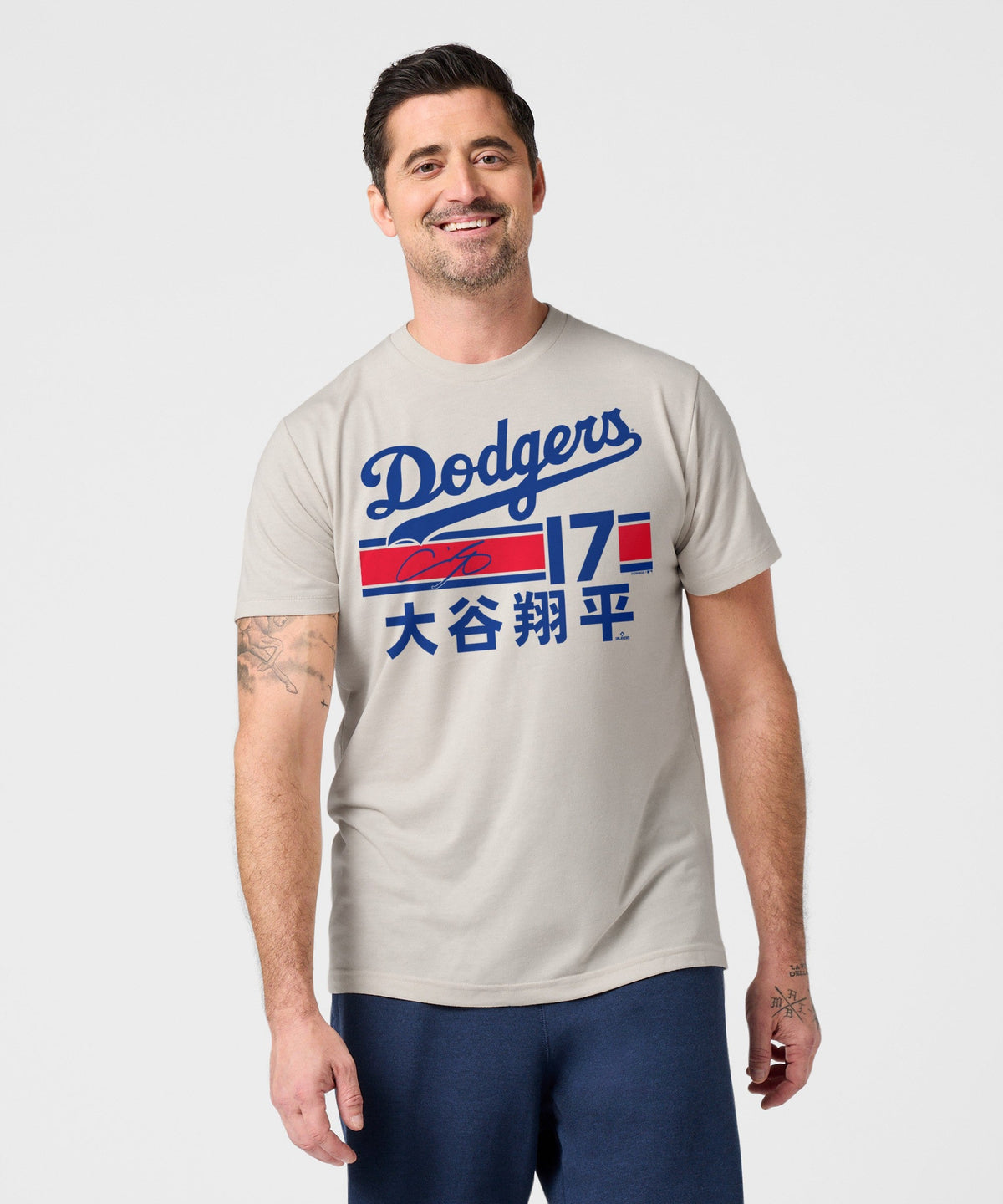 Dodgers Shohei Ohtani Japanese Signature Jersey Unisex