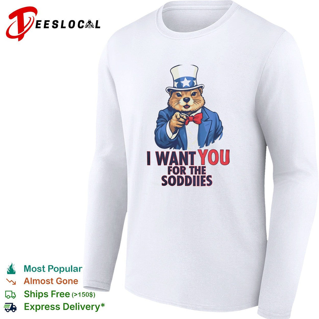 Dog Uncle Sam I want you for the Soddies shirt Unisex