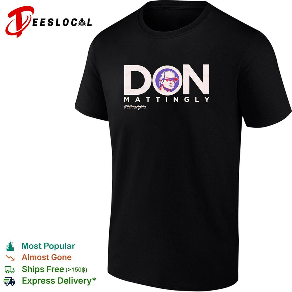 Don Mattingly Philadelphia Phillies manager coach graphic shirt Unisex