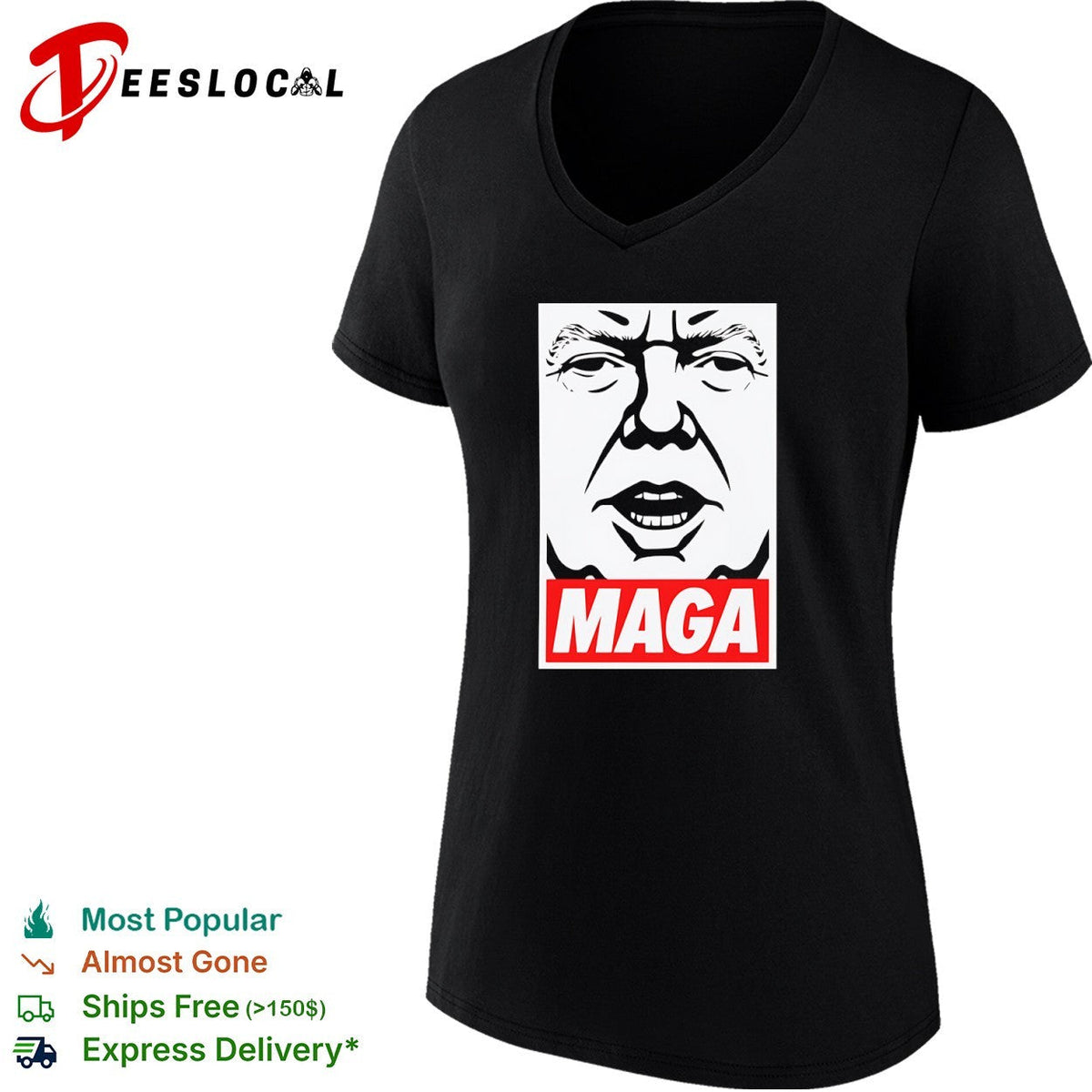 Donald Trump MAGA minimalist portrait poster shirt Unisex