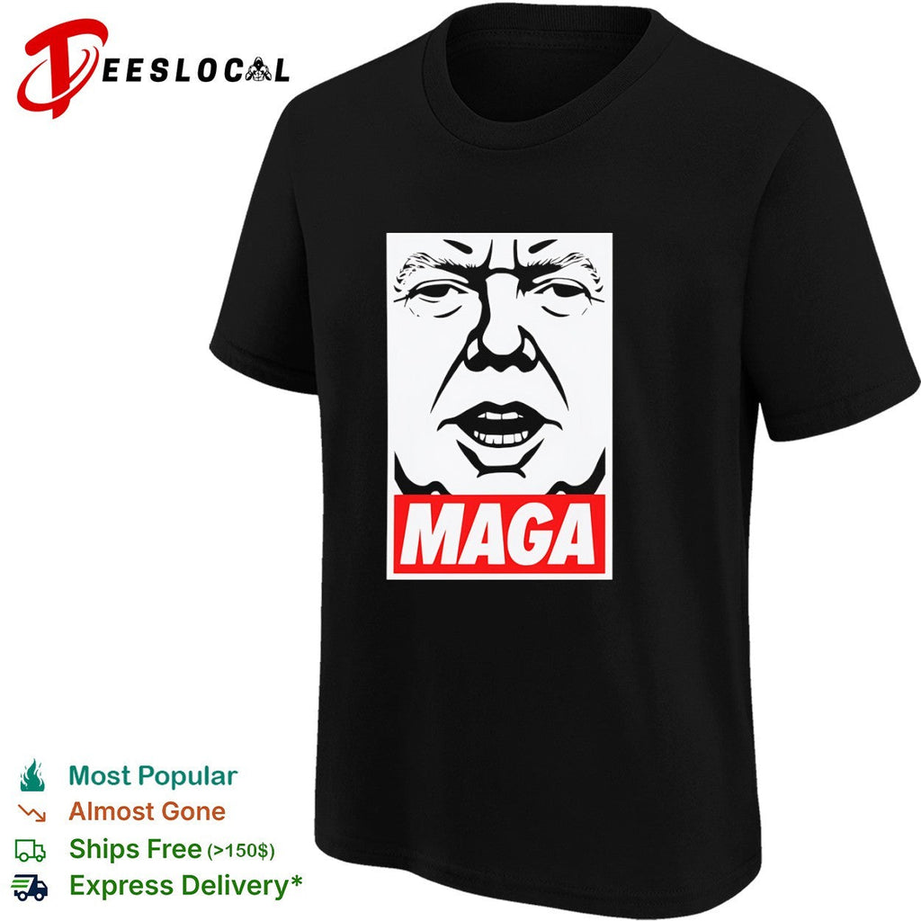 Donald Trump MAGA minimalist portrait poster shirt Unisex