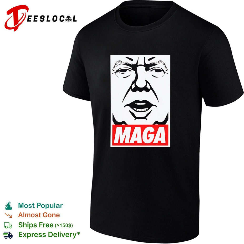 Donald Trump MAGA minimalist portrait poster shirt Unisex