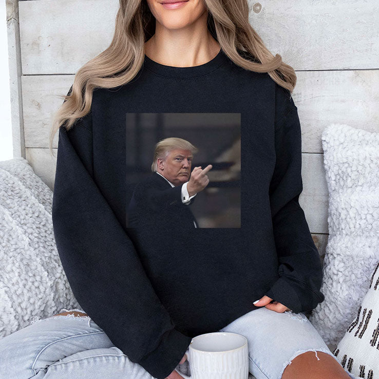 Donald Trump Middle Finger T Shirt Unisex
