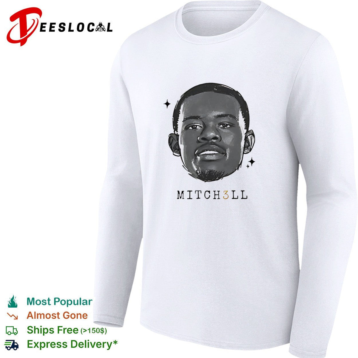 Donovan Mitchell Cleveland Cavaliers NBA MITCH3LL player basketball shirt Unisex