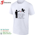 Don’t even think about it cupid stick figure humor shirt Unisex