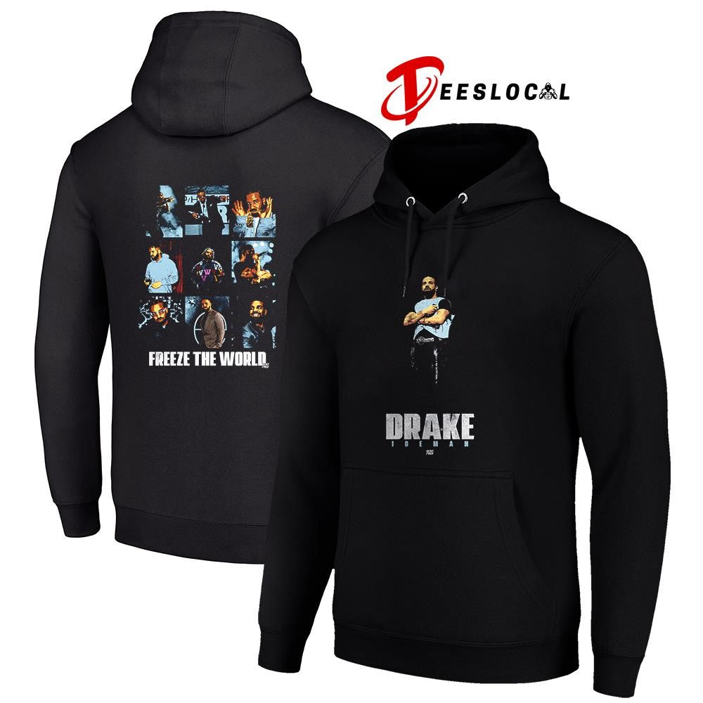 Drake Iceman freeze the world graphic shirt Unisex