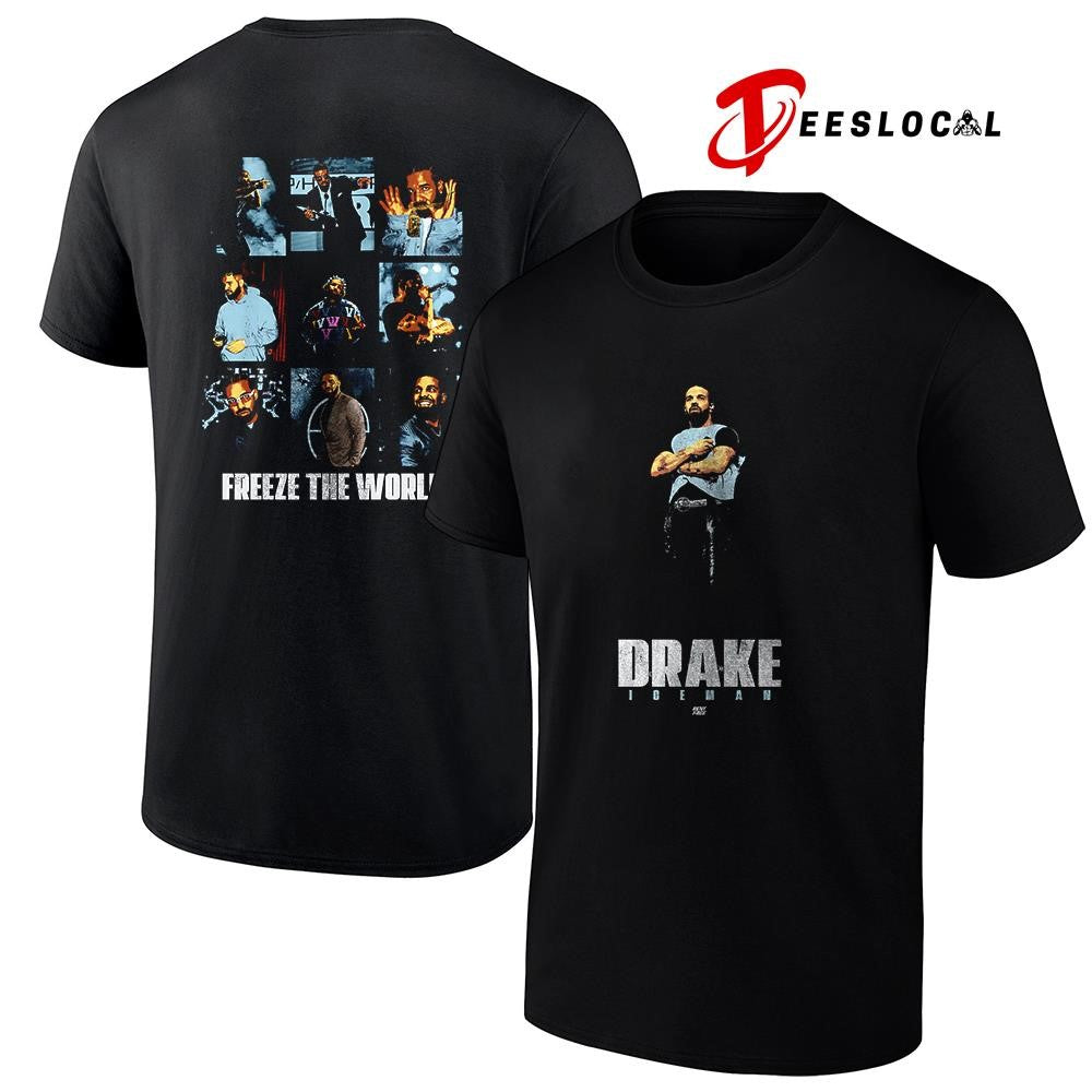 Drake Iceman freeze the world graphic shirt Unisex