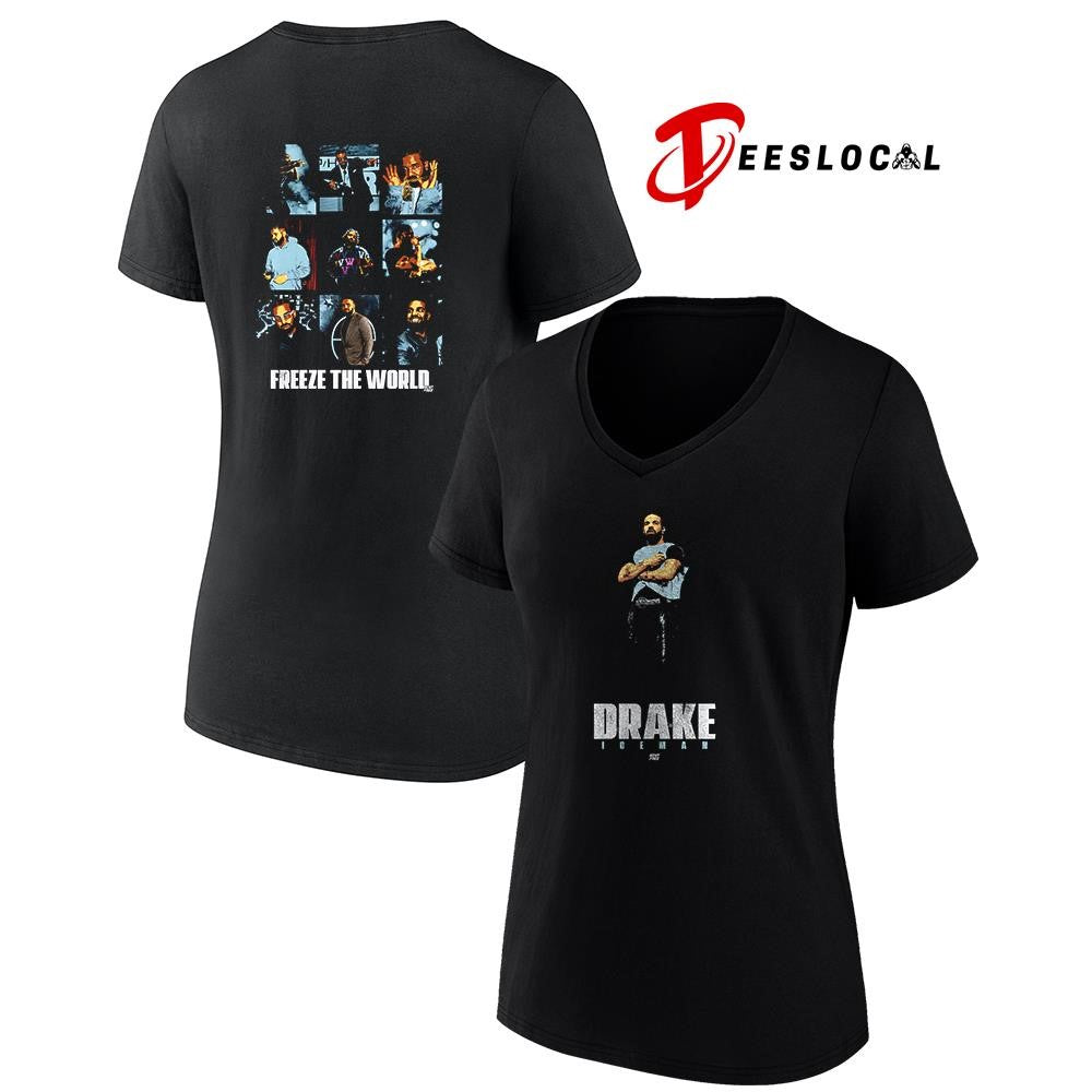 Drake Iceman freeze the world graphic shirt Unisex