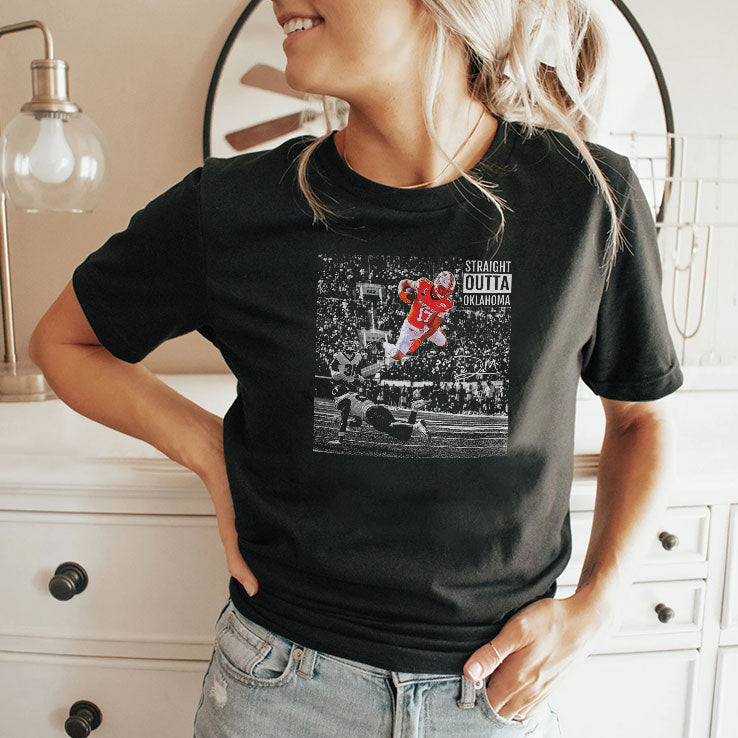 Drew Mestemaker Straight Outta Oklahoma T Shirt