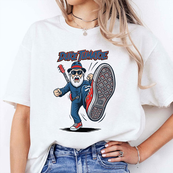 Duke Tumatoe Kicking Duke Kung Fu T Shirt Unisex