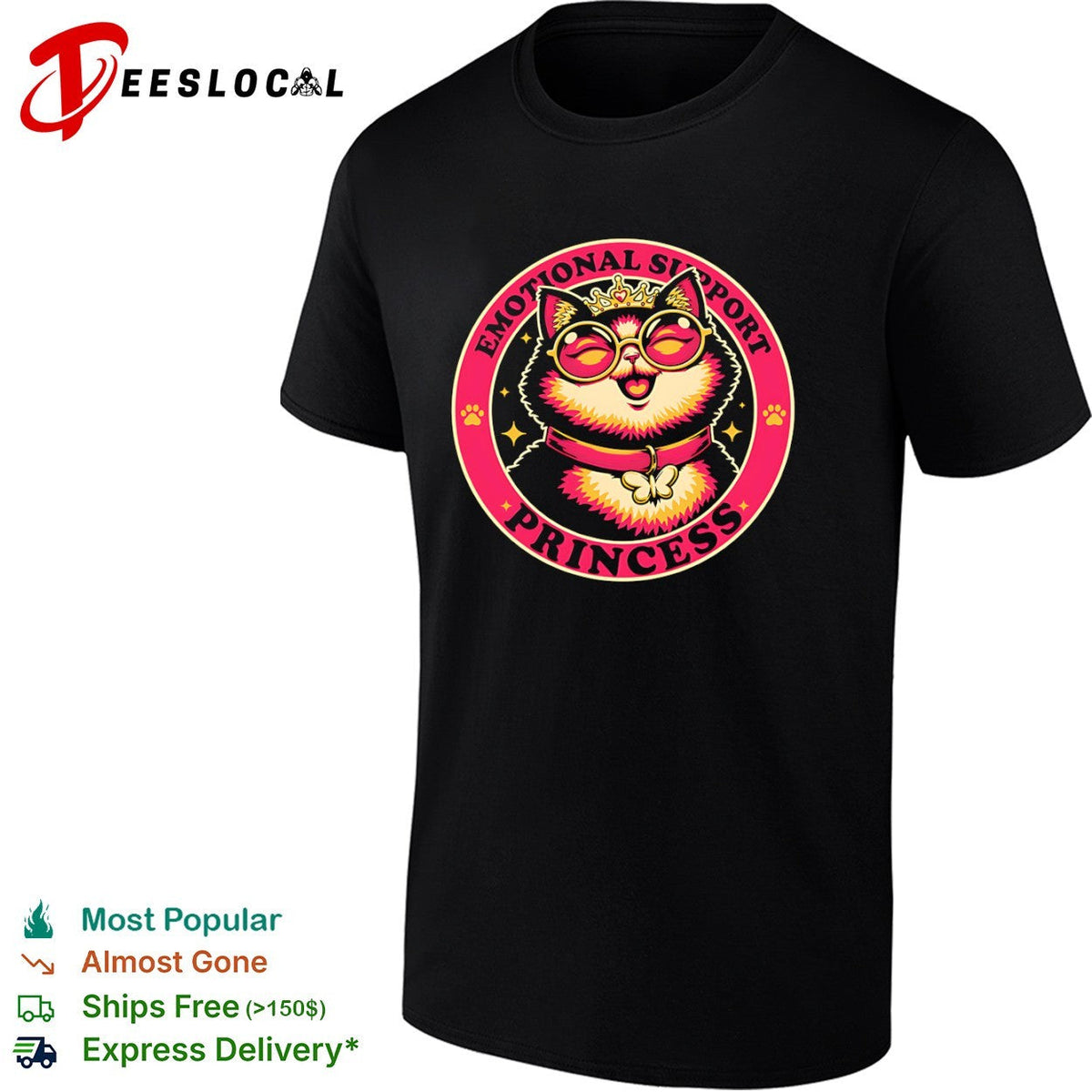 Dungeon Crawler Carl Emotional Support Cat Princess shirt Unisex