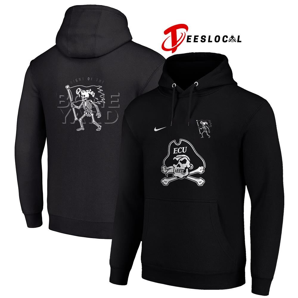 ECUbasketballnightoftheboneyardskeletonlogoshirt Unisex