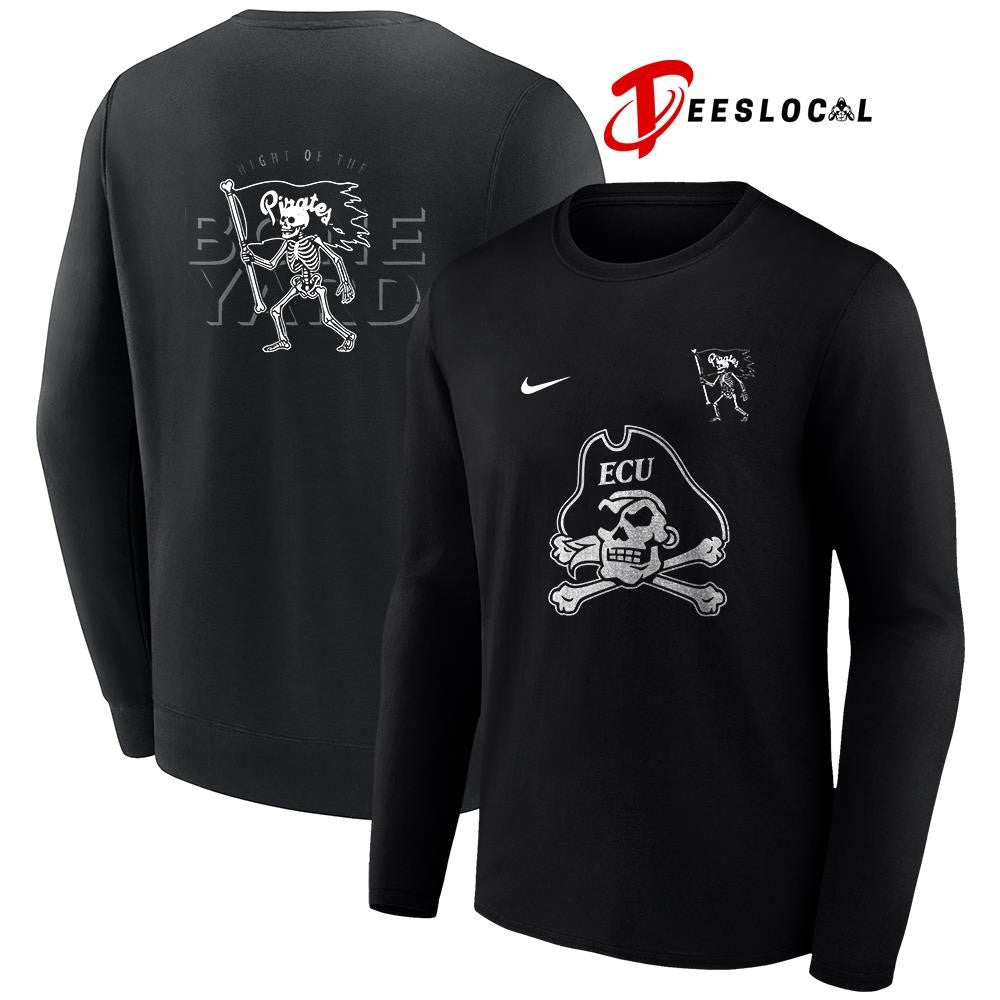 ECUbasketballnightoftheboneyardskeletonlogoshirt Unisex