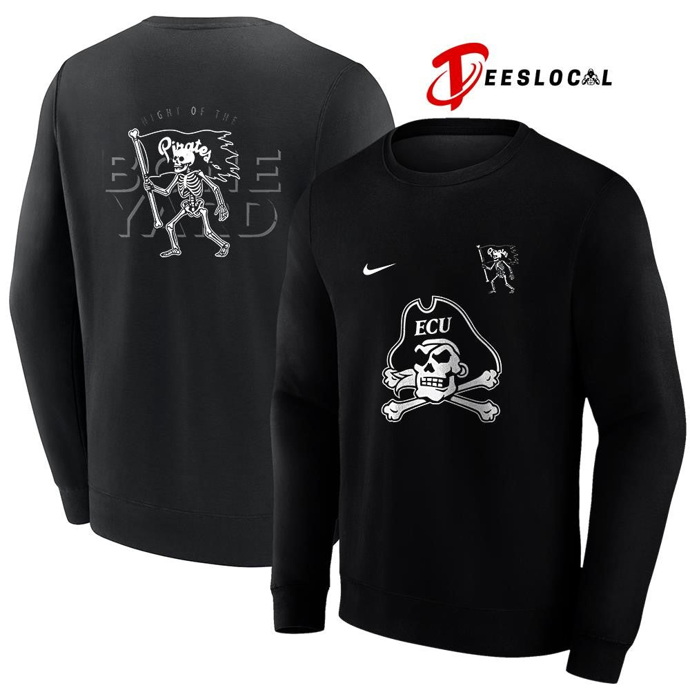 ECUbasketballnightoftheboneyardskeletonlogoshirt Unisex