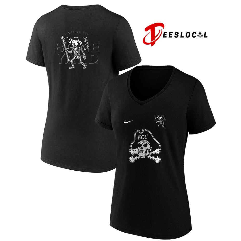 ECUbasketballnightoftheboneyardskeletonlogoshirt Unisex