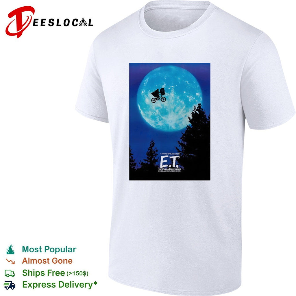 ET the extra terrestrial a steven spielberg film in his adventure on earth shirt Unisex