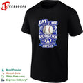 Eat Sleep Dodgers Bleed Blue since Day One Repeat baseball LA team shirt Unisex