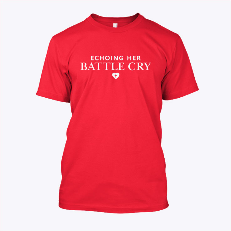 Echoing Her Battle Cry Erika Kirk T Shirt Unisex