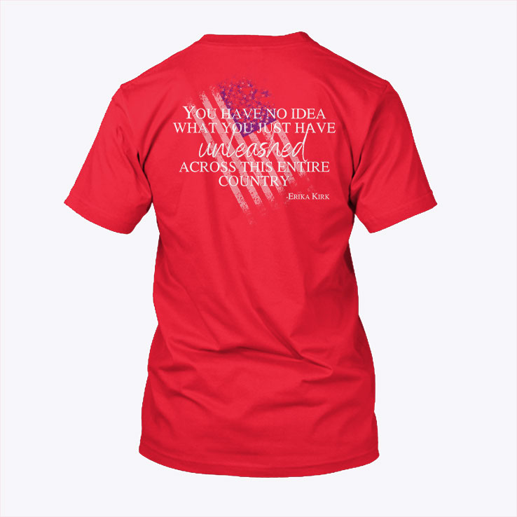 Echoing Her Battle Cry Erika Kirk T Shirt Unisex