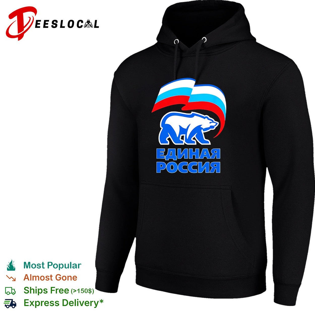 Edinaya Rossiya United Russia Party Bear and Russian Flag shirt Unisex