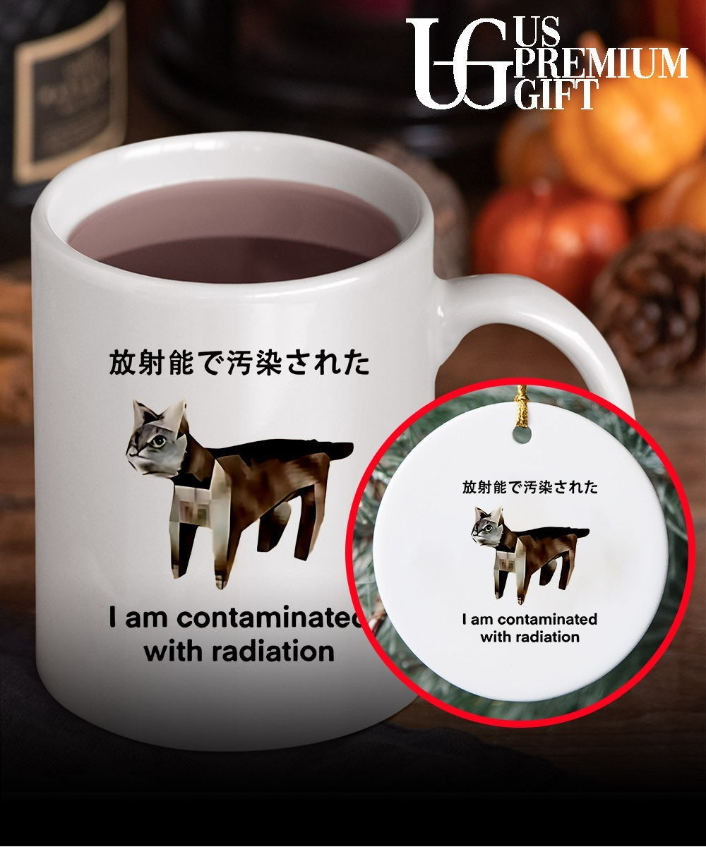 I am Contaminated With Radiation Cat Japan shirt Unisex
