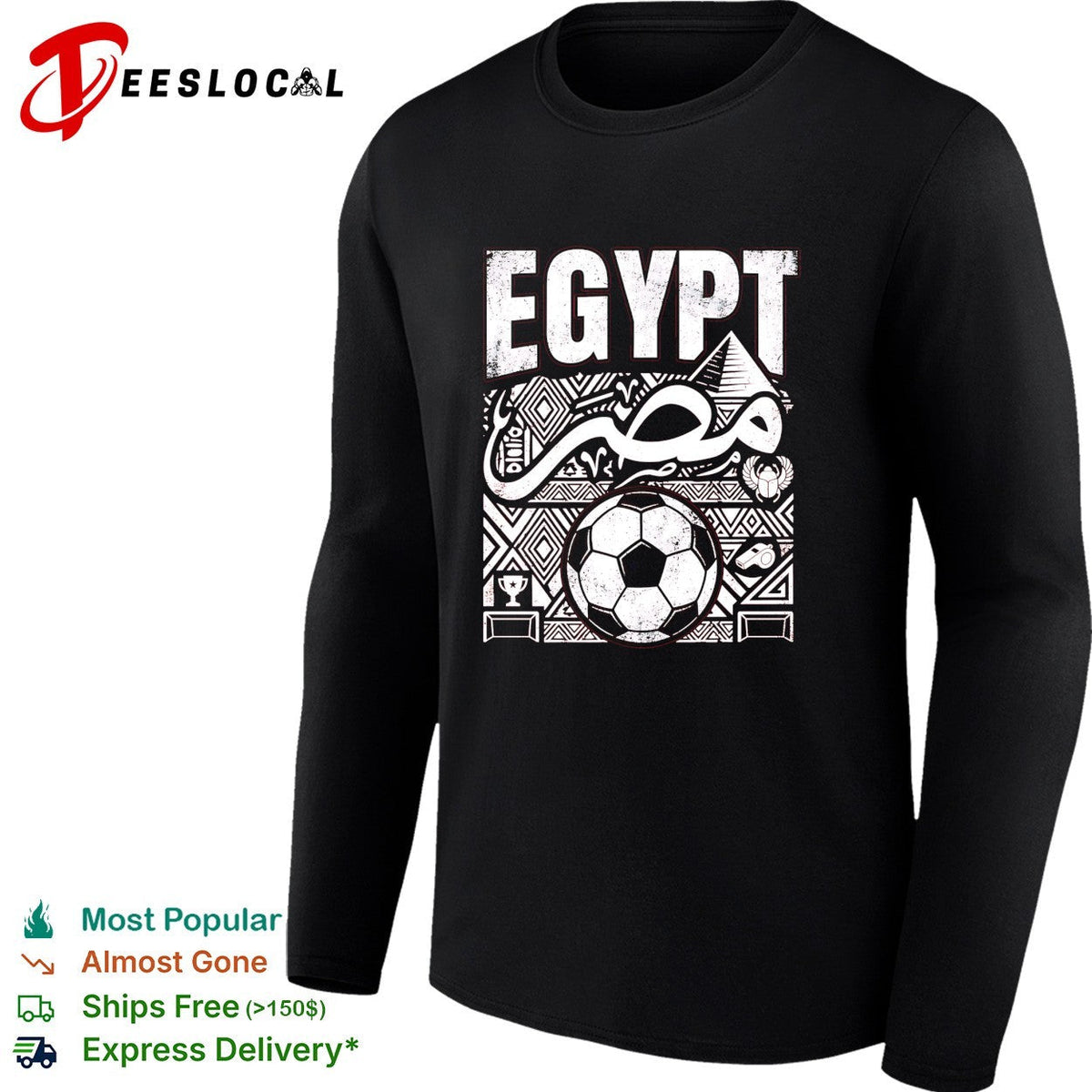 Egypt football soccer ball shirt Unisex